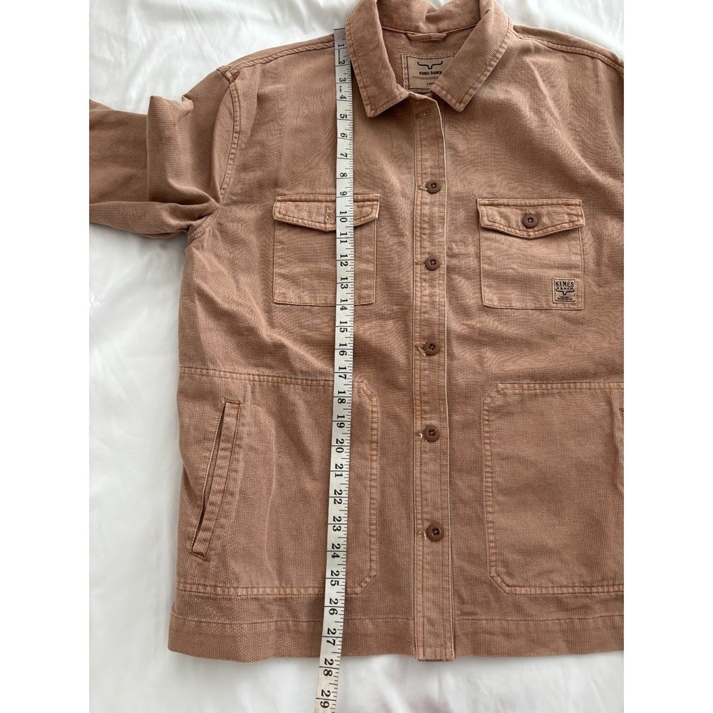 Kimes Ranch Shacket Large Cloverleaf Corduroy Shirt Jacket Western cowgirl Rodeo - Picture 15 of 16